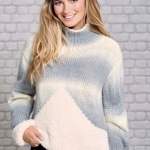 Faux Fur Jumper Knitting Pattern