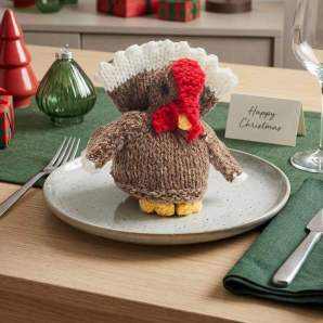 Turkey Chocolate Orange Cover | Christmas Gift Knitting Pattern Knitting Pattern