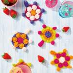 Turtle Coasters Knitting Pattern
