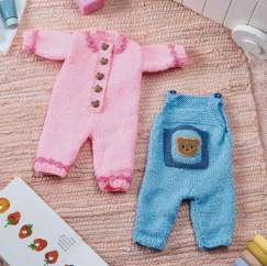 Twin Baby Dolls Knit-Along Part One: Outfits Knitting Pattern