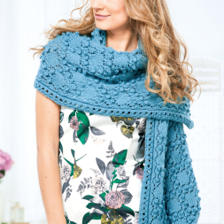 Two Way Bobble Wrap Knitting Pattern Knitting Pattern