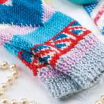 Union Jack Mittens Knitting Pattern