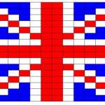 Union Jack Flag Knitting Chart Knitting Pattern