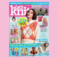 Charts from Let’s Knit issue 216 Knitting Pattern