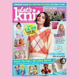 Charts from Let’s Knit issue 216 Knitting Pattern