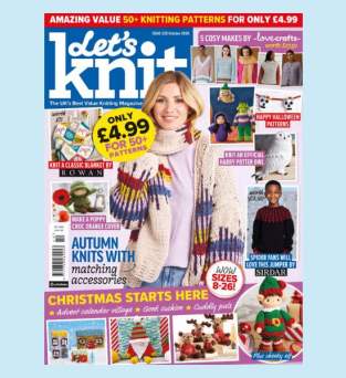 Charts from Let’s Knit issue 225 Knitting Pattern
