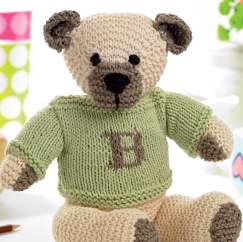 Classic Teddy with Jumper Knitting Pattern