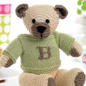 Classic Teddy with Jumper Knitting Pattern