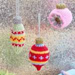 Vintage Marquise Bauble Knitting Pattern Knitting Pattern