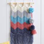 Chevron Wall Hanging Knitting Pattern