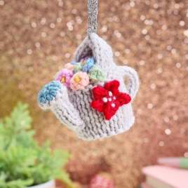 Watering Can Bauble Knitting Pattern Knitting Pattern