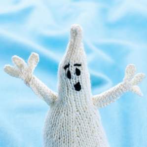 Halloween Ghost Toy Knitting Pattern Knitting Pattern