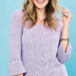 Winter Leaf Lace Top Knitting Pattern