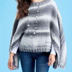 Winter Poncho Knitting Pattern