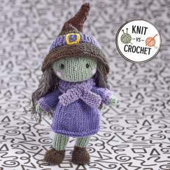 Halloween Witch Doll Knitting Pattern | Knit Vs Crochet - Knitting Pattern