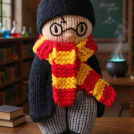 Beginner Wizard Comfort Doll | Toy Knitting Pattern Knitting Pattern