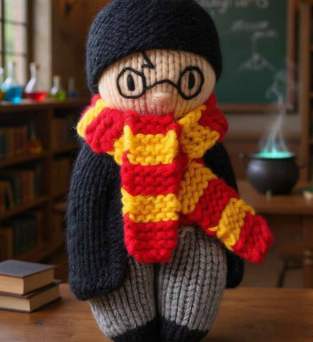 Beginner Wizard Comfort Doll | Toy Knitting Pattern Knitting Pattern
