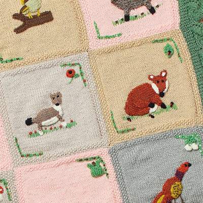 Woodland Blanket Knitalong: Part Four - Stoat and Fox Motifs