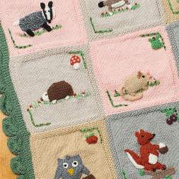 Woodland Blanket Knitalong: Part Five - Hedgehog and Mouse Motifs Knitting Pattern