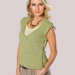 Easy-Wear Wrap Top Knitting Pattern Knitting Pattern