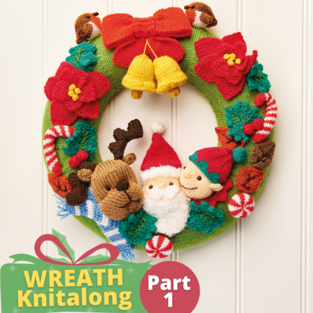 Christmas Wreath Knitalong Part 1 Knitting Pattern