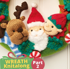 Christmas Wreath Knitalong Part 2 Knitting Pattern
