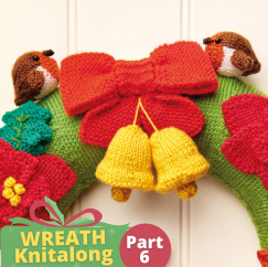 Christmas Wreath Knitalong Part 6 Knitting Pattern