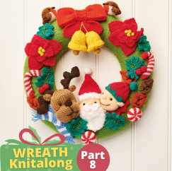 Christmas Wreath Knitalong Part 8 Knitting Pattern