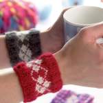 Fair Isle Wrist Bands Knitting Pattern Knitting Pattern
