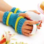 Colourful Wrist Warmers Knitting Pattern Knitting Pattern