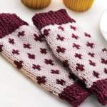 Simple Fair Isle Wristwarmers Knitting Pattern Knitting Pattern