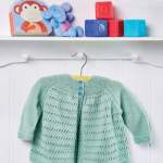 Yoke Baby Cardigan For The Big Christmas Cast On Knitting Pattern
