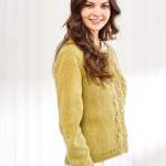 Zig-zag Pattern Cardigan Knitting Pattern