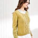 Zig-zag Pattern Cardigan Knitting Pattern