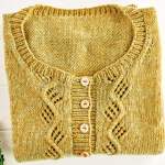 Zig-zag Pattern Cardigan Knitting Pattern