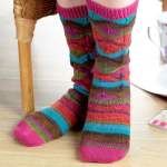 Zig Zag Socks Knitting Pattern Knitting Pattern