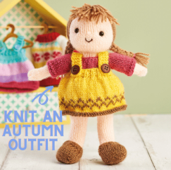 Cassie Doll: Autumn Outfit Knitting Pattern