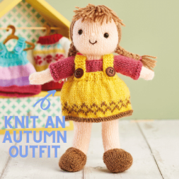 Cassie Doll: Autumn Outfit Knitting Pattern