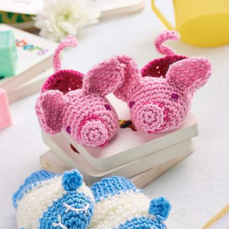Baby Crochet Mittens and Booties crochet Pattern