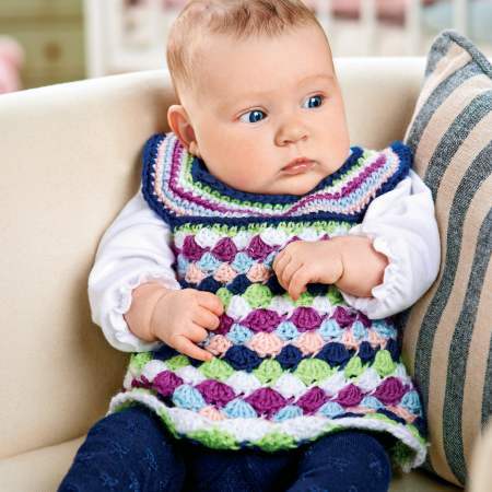 Pretty Crochet Baby Dress crochet Pattern