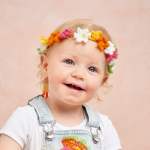 Children’s Flower Crown Headband Knitting Pattern Knitting Pattern