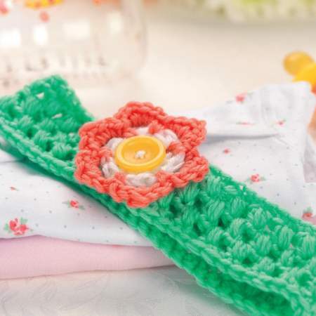 Crochet Flower Baby Headband crochet Pattern