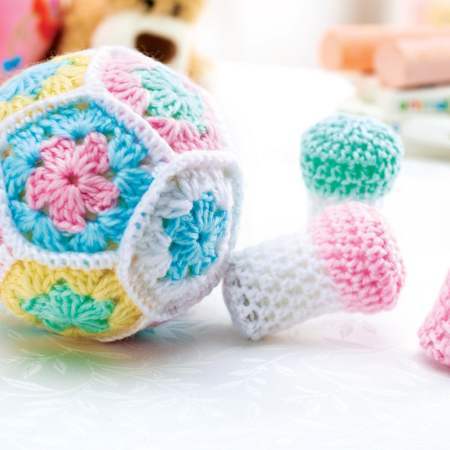 Crochet Bowling Ball and Pins crochet Pattern