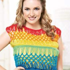 Broomstick Crochet Top Knitting Pattern