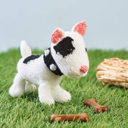 Knitted Dog Collection: Star the Bull Terrier Knitting Pattern