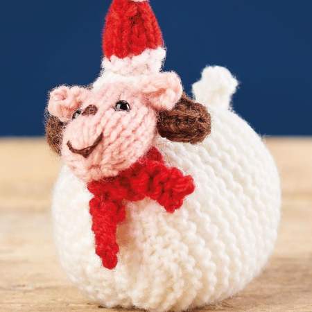 Christmas Chorus Sheep Knitting Pattern