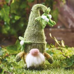 Christmas Botanic Mistletoe Gonk (Gnome) Knitting Pattern Knitting Pattern