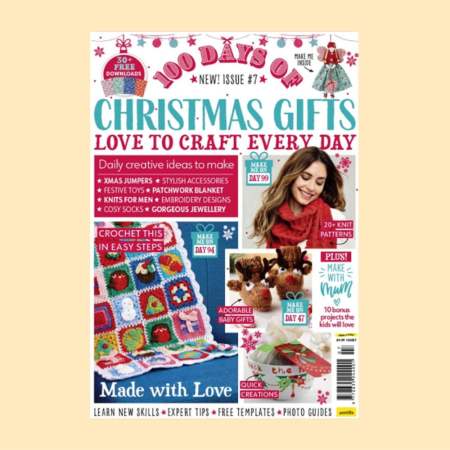 100 Days of Christmas Gifts Bonus Patterns Templates Issue 7 Knitting Pattern