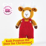 Christmas Deer Knitting Pattern