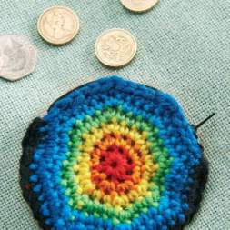 Spiral Crochet Coin Purse Knitting Pattern